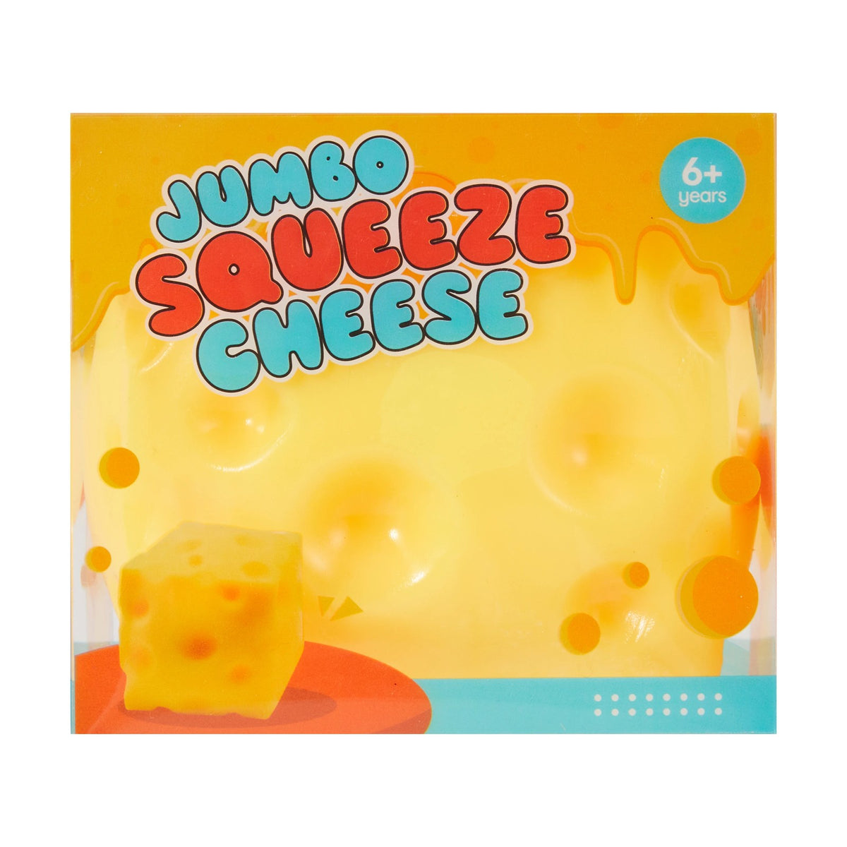 Squishy kaas in verpakking